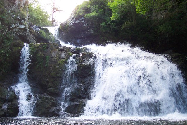 Reekie Linn — dymivý vodopád